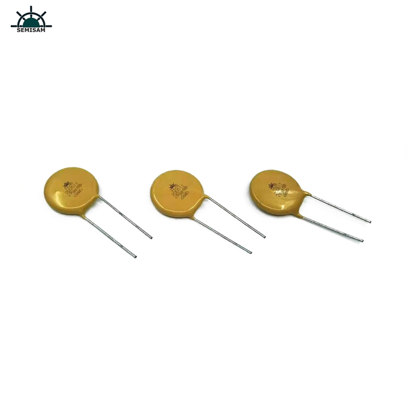 الصين ODM مكونات إلكترونيات، الأصفر MOV 20MM HVR20D511K أكسيد الزنك varistor لمعدات مزود الطاقة