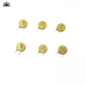 الصين ODM مكونات إلكترونيات، الأصفر MOV 10MM 10D561 560V أكسيد الزنك varistor mov for الأجهزة المنزلية