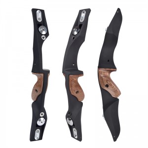 نيكا الرماية 220019 17inches ilf rh الناهضون مقبض ل recurve القوس المعدات الصيد الرياضة في الهواء الطلق