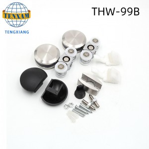 انزلاق الباب الأسطوانة عجلة نظام الباب زجاج الباب شنقا عجلة تركيب الأجهزة انزلاق الباب عجلات