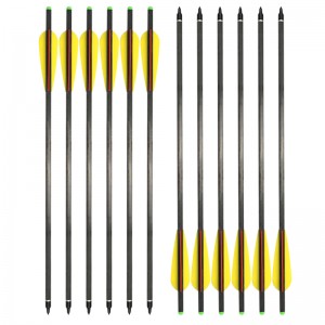 elong في الهواء الطلق 117805 18 بوصة البراغي الكربون OD 8.8MM الرماية الرياضة الصيد القوس والنشاش باستخدام البراغي