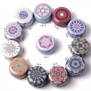 شمعة جرة متجمد المعادن يمكن الحلوى التعبئة والتغليف القصدير يمكن 77 * 50 ملليمتر