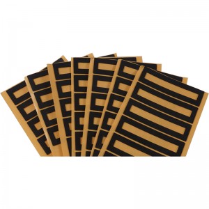 امتدت رغوة للماء الصدمات السوداء امتصاص ماء رغوة معدات الصناعية رغوة لاصقة تشكيل