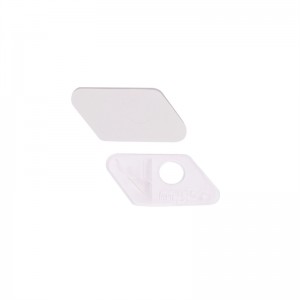 إيلونغ في الهواء الطلق 25ar05 RH شفافة البلاستيك الأبيض السهم الراحة لرواية القوس recurve