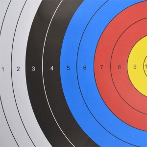 ELONG في الهواء الطلق 41TF01 60 * 60CM ورقة الوجه المستهدفة للممارسة الرماية إطلاق النار