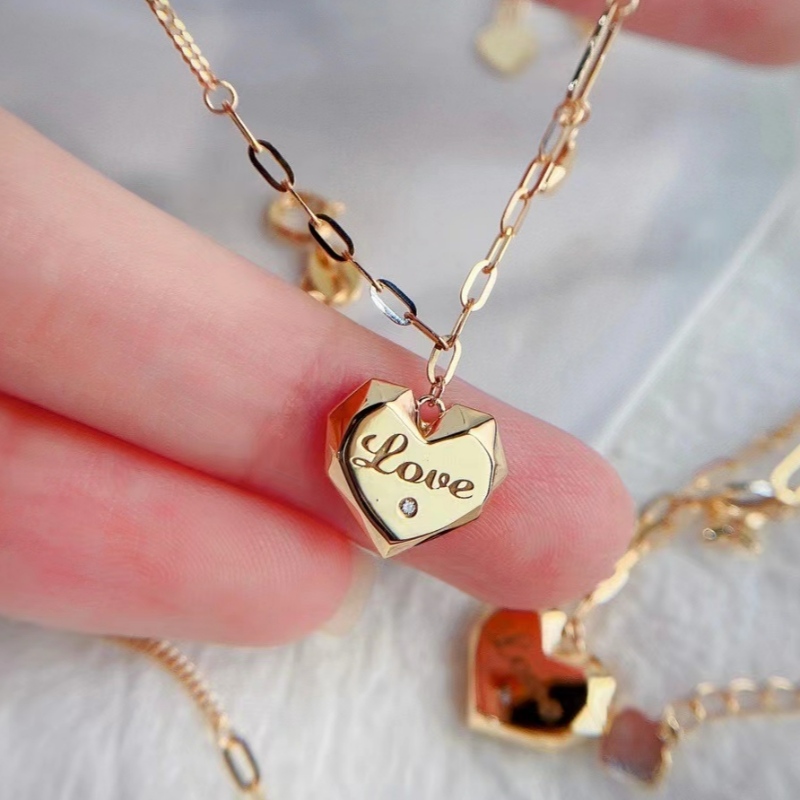 Tuochen المجوهرات الصانع تصميم الأزياء 18K/14K/10/9k/الفضة 925 سوار قلب الذهب للنساء