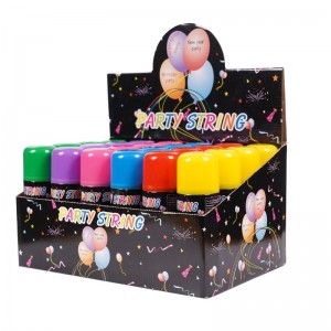 Biodegradable ملون رذاذ سلسلة سخيفة لحفل حفل زفاف الاحتفال