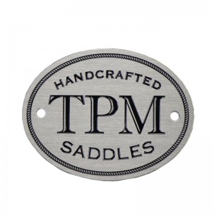 Yongfu الأجهزة المخصصة النحاس فارغة سلة حمض محفور اسم النحاس لوحة