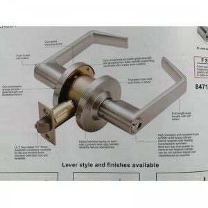 7205 الصف الثاني من مكتب مكتب العمل التجاري قفل رافعة ، ساتان الكروم