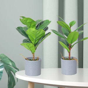 ديكور المنزل أفضل ما يقرب من النحاس الطبيعي النباتات الصغيرة بوعاء النباتات الخضراء الاصطناعي بونساي