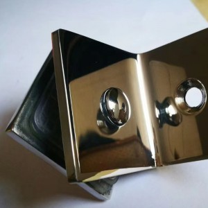 90 درجة دش غرفة الحمام زجاج الباب مربع كليب