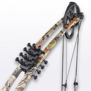 Elongarrow240001 الرماية مجمع الرماية الرموز المطاطية الملحقات اللون الأسود القوس