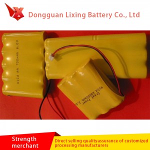 عدد كبير من البطاريات الخاصة لشعر الشعر NICD400 2.4V رقم 5 مزيج البطارية 2.4V مخصصة من قبل الشركات المصنعة