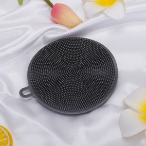 اكسسوارات المطبخ سيليكون صحن الإسفنج، التنظيف مزدوج التنظيف الغسيل