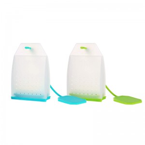 سيليكون الشاي infuser، فضفاضة أوراق الشاي تصفية أكياس مصفاة