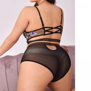 JF رمش الرباط الملابس الداخلية النساء الفاخرة الرباط تقليم ل الملابس الداخلية بالجملة مخصص لك تصميم الدانتيل قطعتين مجموعة النساء...