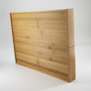 الخيزران الطبيعي القابل للتوسيع السكاكين سكين درج مجموعة التخزين