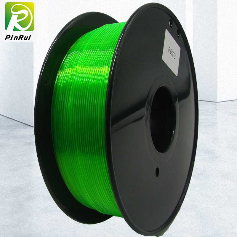 Pinrui طابعة ثلاثية الأبعاد 1.75mmpetg لون خيط أخضر للطابعة ثلاثية الأبعاد