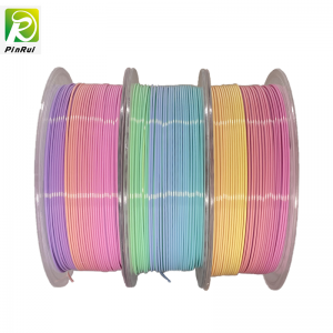 طابعة Pinrui 3D 1.75mm Pla قوس قزح خيوط للطابعة ثلاثية الأبعاد