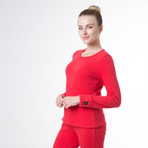 مجموعة كاملة من الملابس الداخلية التدفئة، بطارية يمكن ارتداؤها ساخنة الملابس الداخلية الطويلة لتدبير الجسم