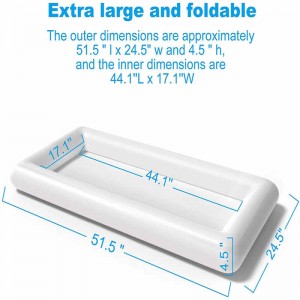 نفخ البار الجليد الأبيض، تعويم الجليد، بركة نفخ