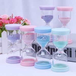 توقيت الرمال للأطفال، ألعاب مرحلة ما قبل المدرسة تعلم، توقيت ملون 1/3/5/10/15/30 دقيقة الفصول الدراسية الموقت، الساعة الرملية فرشاة الأ...