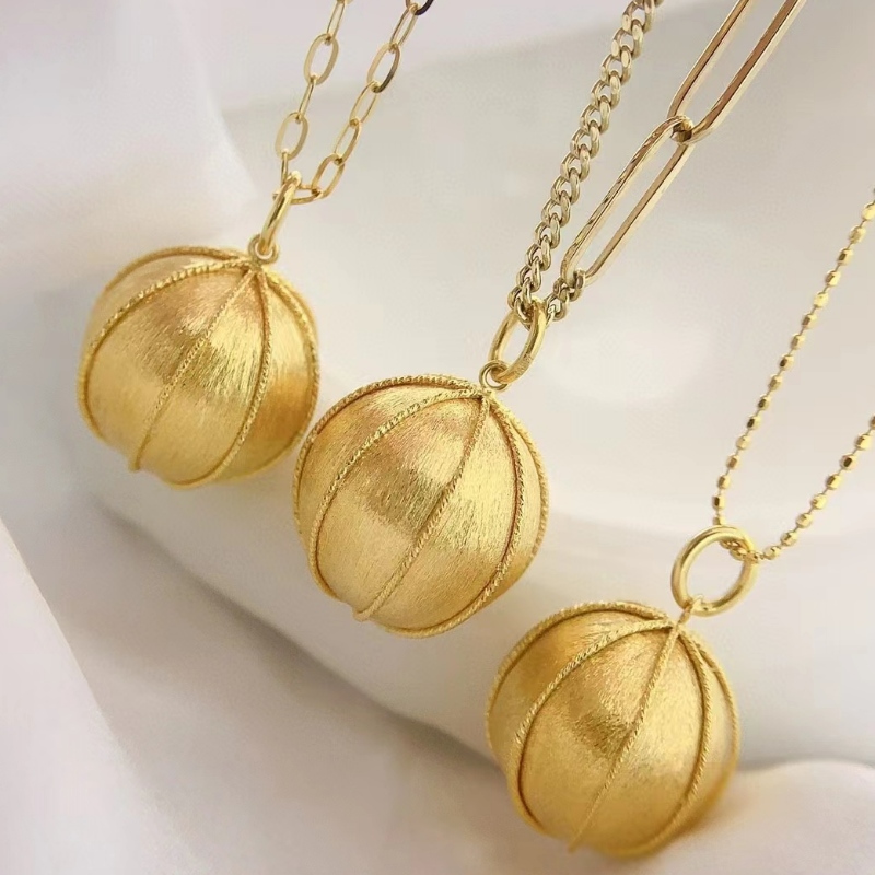 Tuochen المجوهرات بالجملة تصميم جديد مجوهرات 10k/14k/18k قلادة سلسلة قلادة الذهب الصلبة