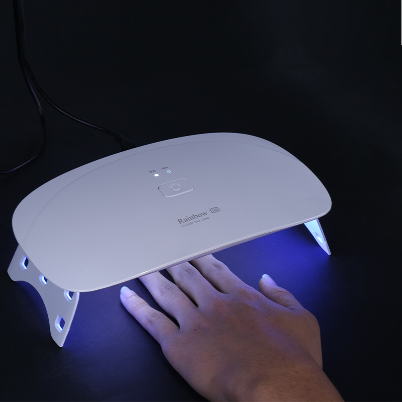 جهاز لوحي فن الظفر المحمول آلة العلاج الضوئي قوس قزح 1