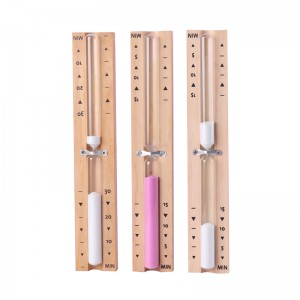 مصنع الجملة 5 15 دقيقة بيئة إيكو ملونة قابلة للدوران الرملي الخشبية الموقت ساونا ساونا ساونا