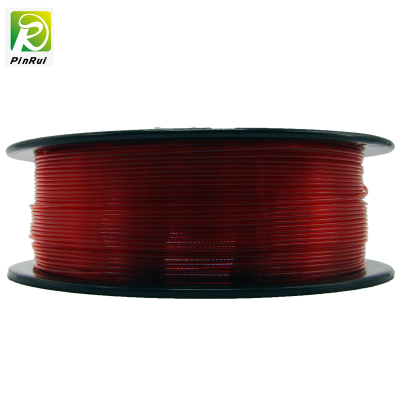 Pinrui 3D Printer 1.75mmppetg Filament Red Color for 3D Printer