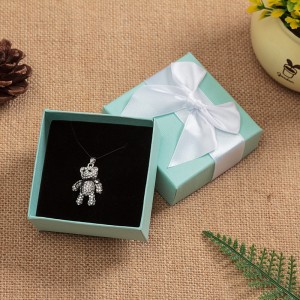 المجوهرات راقية حلقة مربع القوس مربع سوار صغير القرط مربع مربع مربع مربع