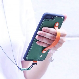 مناسبة لأنّ [ إيفون 8 ] هاتف حماية جلد حالة . انها مصنوعة من جلد العجل . حقيبة مصممة مع حزام اليد . استيراد وحدة المعالجة المركزية + الك...