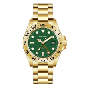 مشاهدة الفولاذ المقاوم للصدأ ساعة الكوارتز الفاخرة