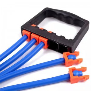 موسع صدر الطاقة القابل للتعديل من خمس صفوف مع أنبوب مقاومة المقبض