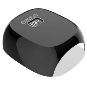 M&R 801Pro LED LED LED LAM ، مجفف الأظافر اللاسلكي ، 72W قابلة لإعادة الشحن ضوء الظفر LED ، هلام محمولة مصباح الظفر LED مع 4 توقيت إعداد مستشعر وشاش...