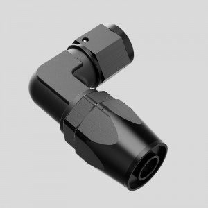 90 درجة قاطع أنثى مرفق مزورة ينتهي خرطوم