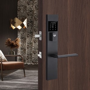 3004 Long Plate Smart Lock for Front Door Handleset بدون مفتاح ، مجموعة قفل لوحة المفاتيح