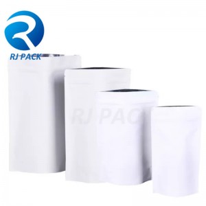 100 ٪ المعادن القابلة لإعادة التدوير أكياس الوقوف مع سحاب