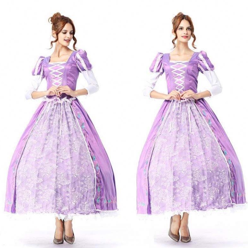 lemeteen دور Cosplay Classic Princess Snow White Beauty Aurora Costume Women Princess Dress SZAC-007