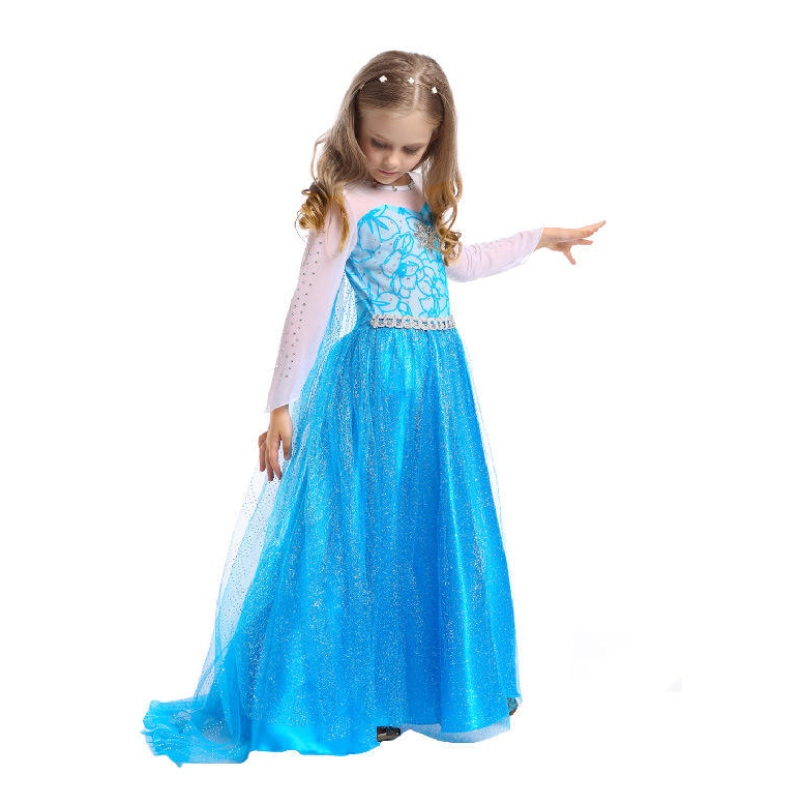 The New Aisha Party Princess Dress Girls Long Long Dress Aisha Princess Dress مع مجموعة كاملة من الملحقات