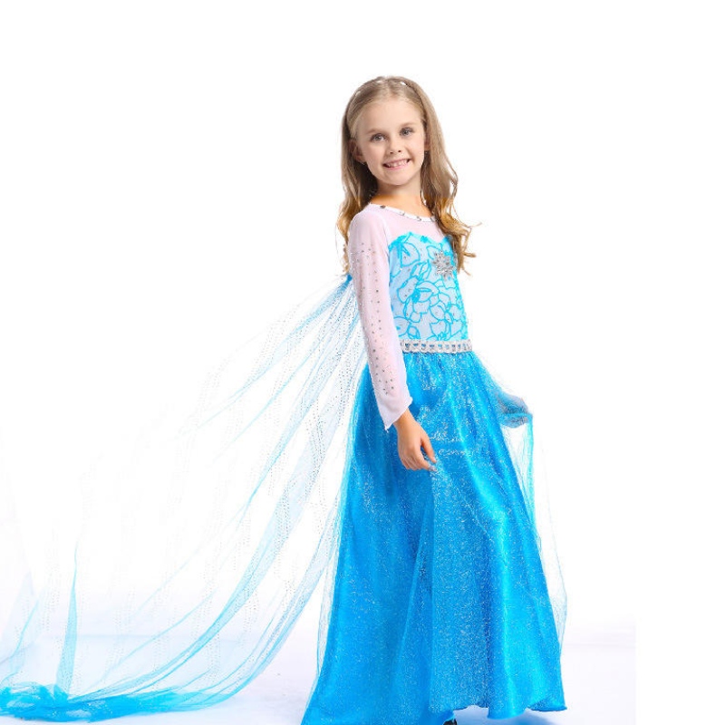 The New Aisha Party Princess Dress Girls Long Long Dress Aisha Princess Dress مع مجموعة كاملة من الملحقات