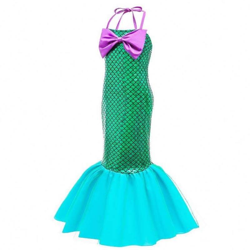 Amazon Top Seller Kids Carnival Party Little Girl Mermaid Costume for Kids with Assessories DGHC-028