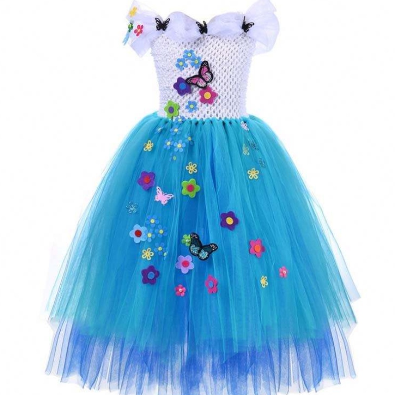 Baby Girls 1-8year Crochet Tulle Mirabel Isabela Encanto Tutu Dress HCIS-014