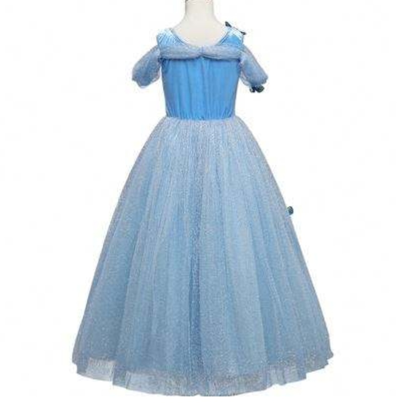 جملة Aurora Princess Dress Sleeping Beauty Costume Girls مع فراشة للأطفال