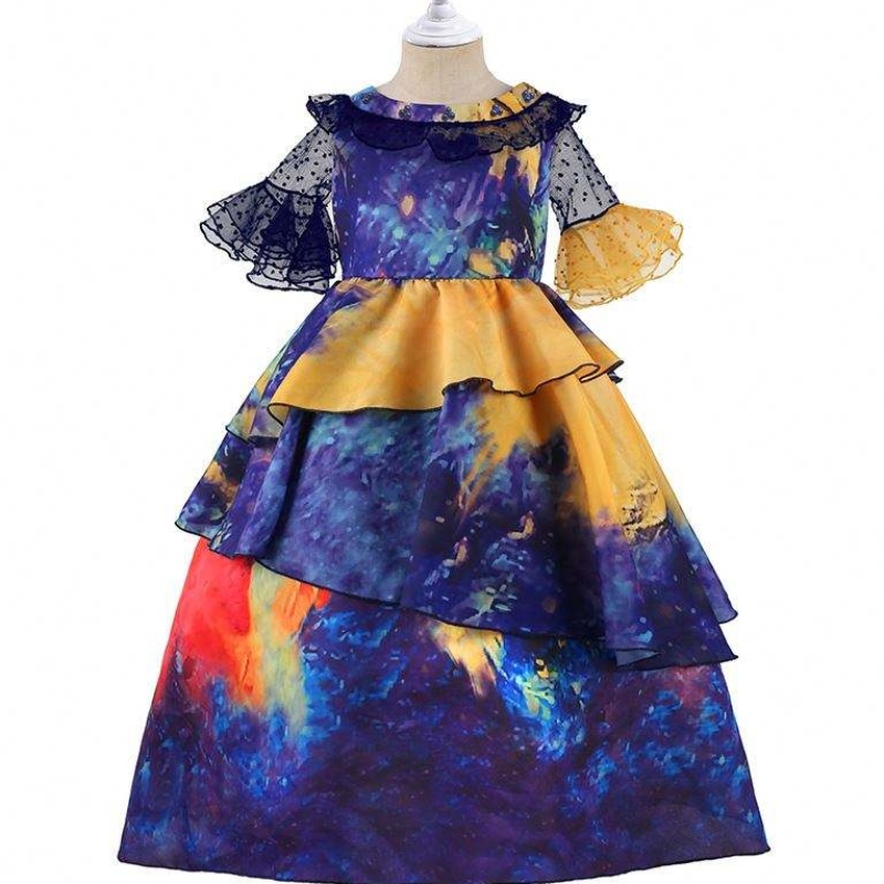 MQAT 2022 Princess Encanto Mirabel Isabella colorful Costume Dress Party Birthday Cosplay Fant Dress