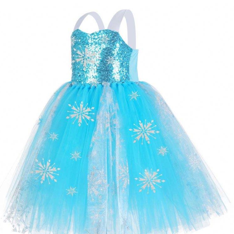 3-11 سنة لباس الأزرق هالوين زي فتاة يونيكورن فساتين الأميرة توتو تنورة