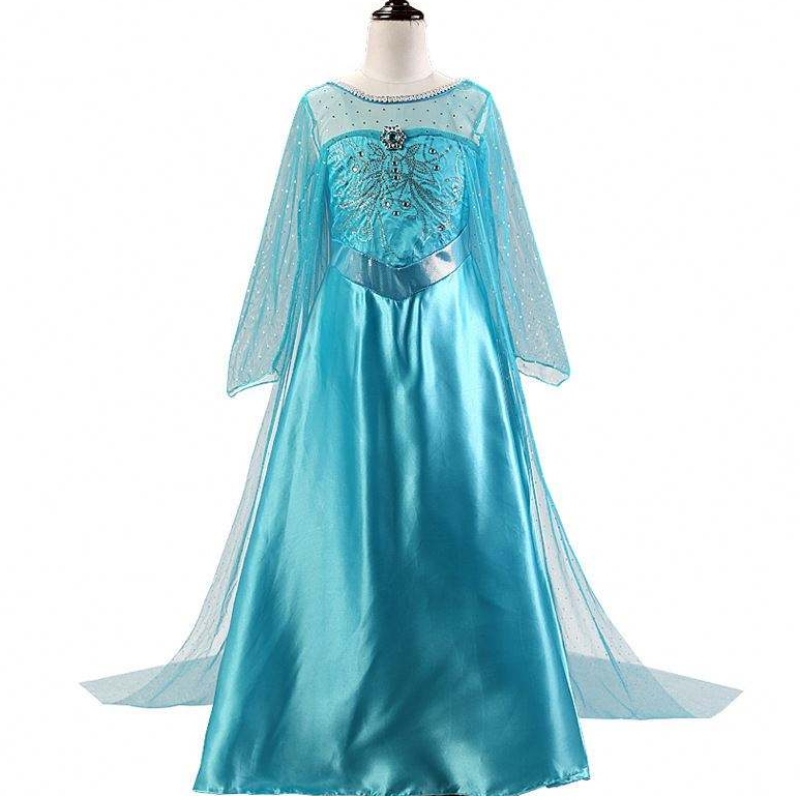 2021 Elsa 2 Halloween Skirt Girls Dress Tailing requin princess children \\ 's bxlstw