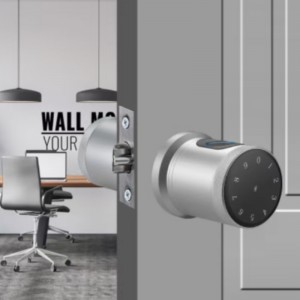 3005 أمان قفل الباب الذكي ، قفل باب البصمة بدون مفتاح ، قفل باب الدخول مع مفتاح لوحة المفاتيح