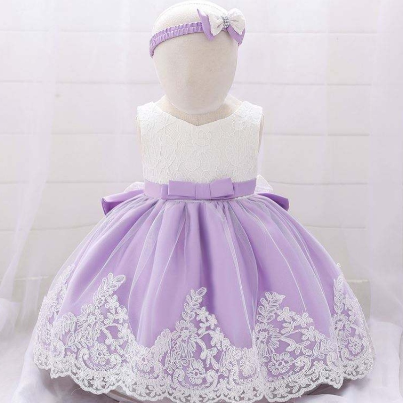 Baige Hot New Products Kid Cloth Flower Birthday Children Baby Girls Party Dress Design