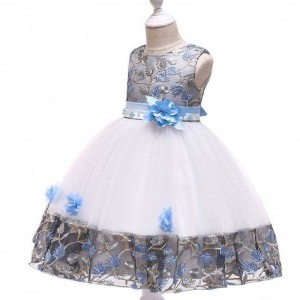 وصول جديد رفرفة بلا أكمام طفلة طفلة حفلة عيد ميلاد لباس الأطفال تصاميم للأطفال 8 سنوات أطفال L5045